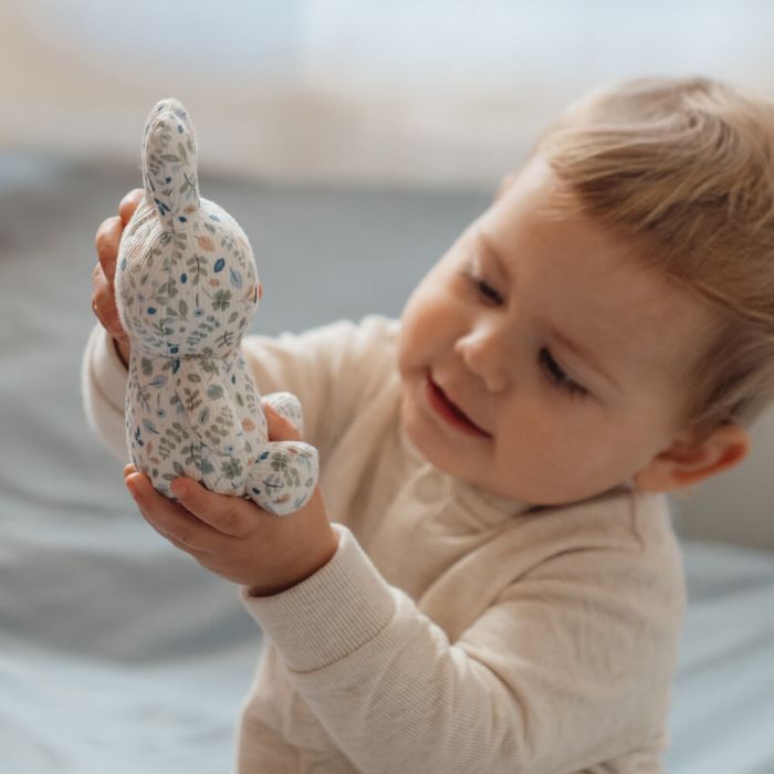 Miffy x Little Dutch - Miffy Plush Lucky Leaves All Over Print Mini 15cm