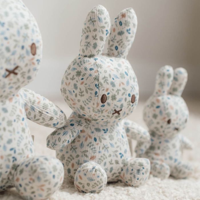 Miffy x Little Dutch - Miffy Plush Lucky Leaves All Over Print Mini 15cm