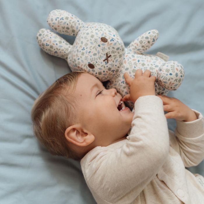 Miffy x Little Dutch - Miffy Plush Lucky Leaves All Over Print Small 22cm