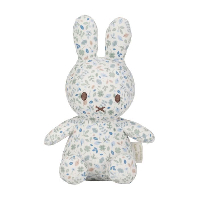 Miffy x Little Dutch - Miffy Plush Lucky Leaves All Over Print Small 22cm