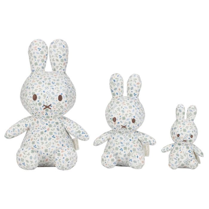 Miffy x Little Dutch - Miffy Plush Lucky Leaves All Over Print Medium 30cm