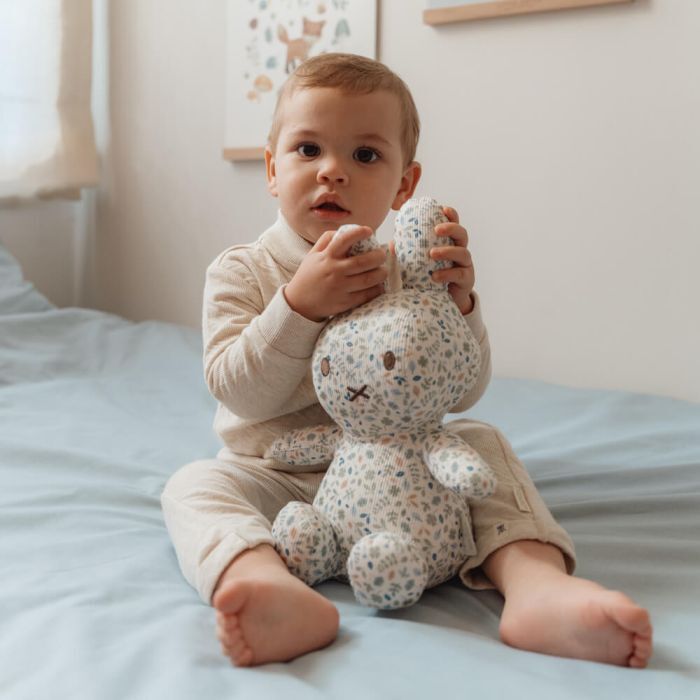 Miffy x Little Dutch - Miffy Plush Lucky Leaves All Over Print Medium 30cm