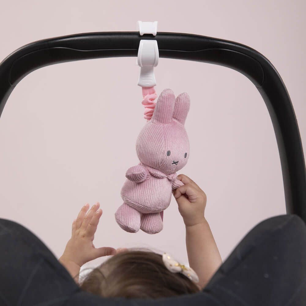 Miffy Ribbed - Miffy Jiggler Toy Pink