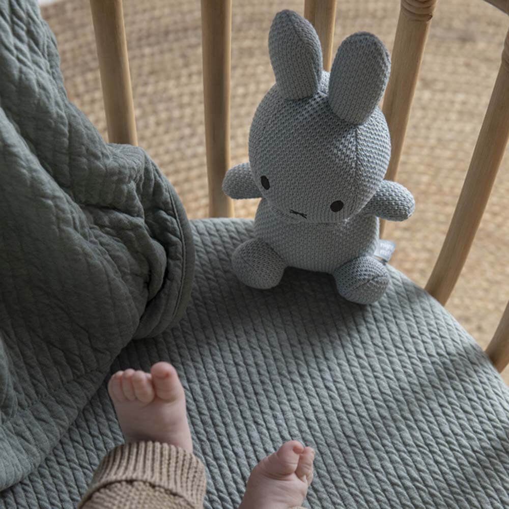 Miffy Knit - Miffy Plush Rattle Green 20cm