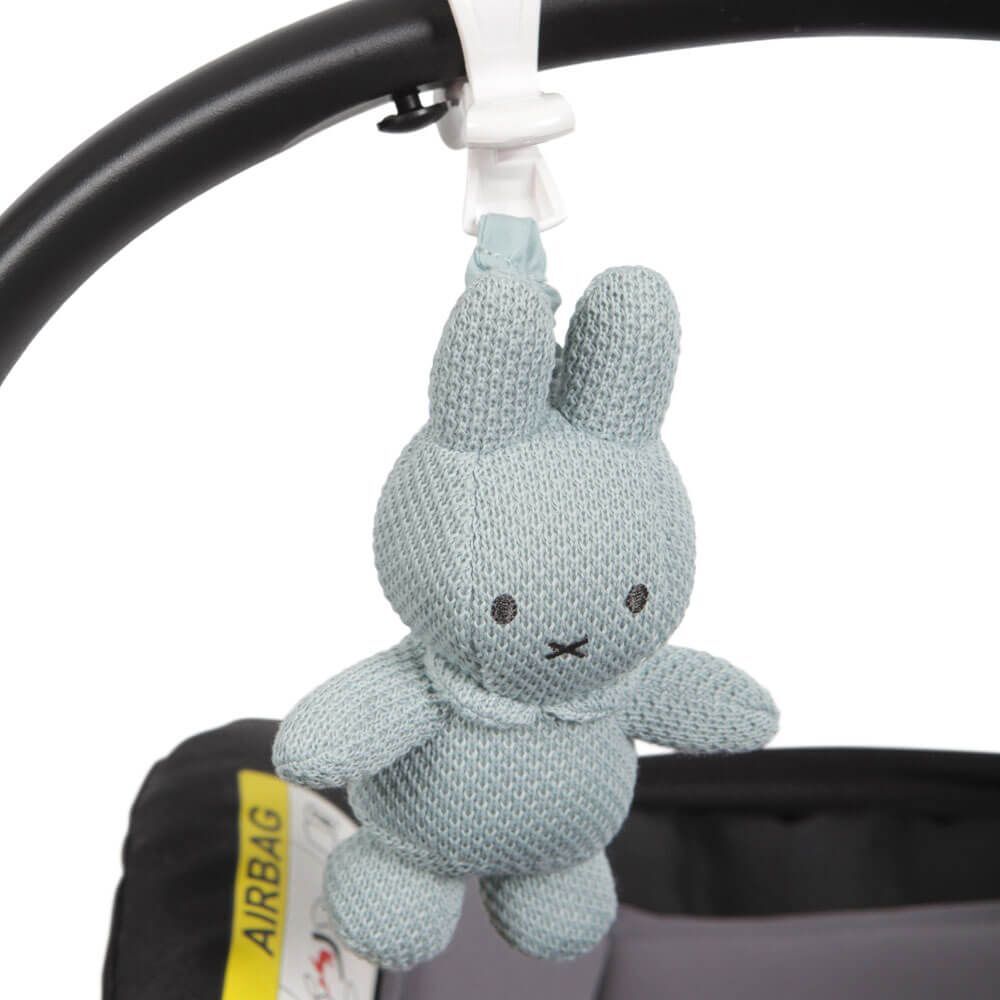 Miffy Knit - Miffy Jiggler Toy Green