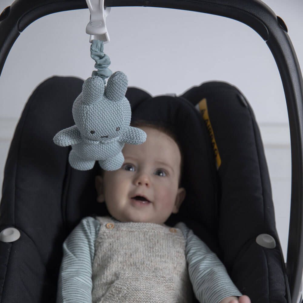 Miffy Knit - Miffy Jiggler Toy Green