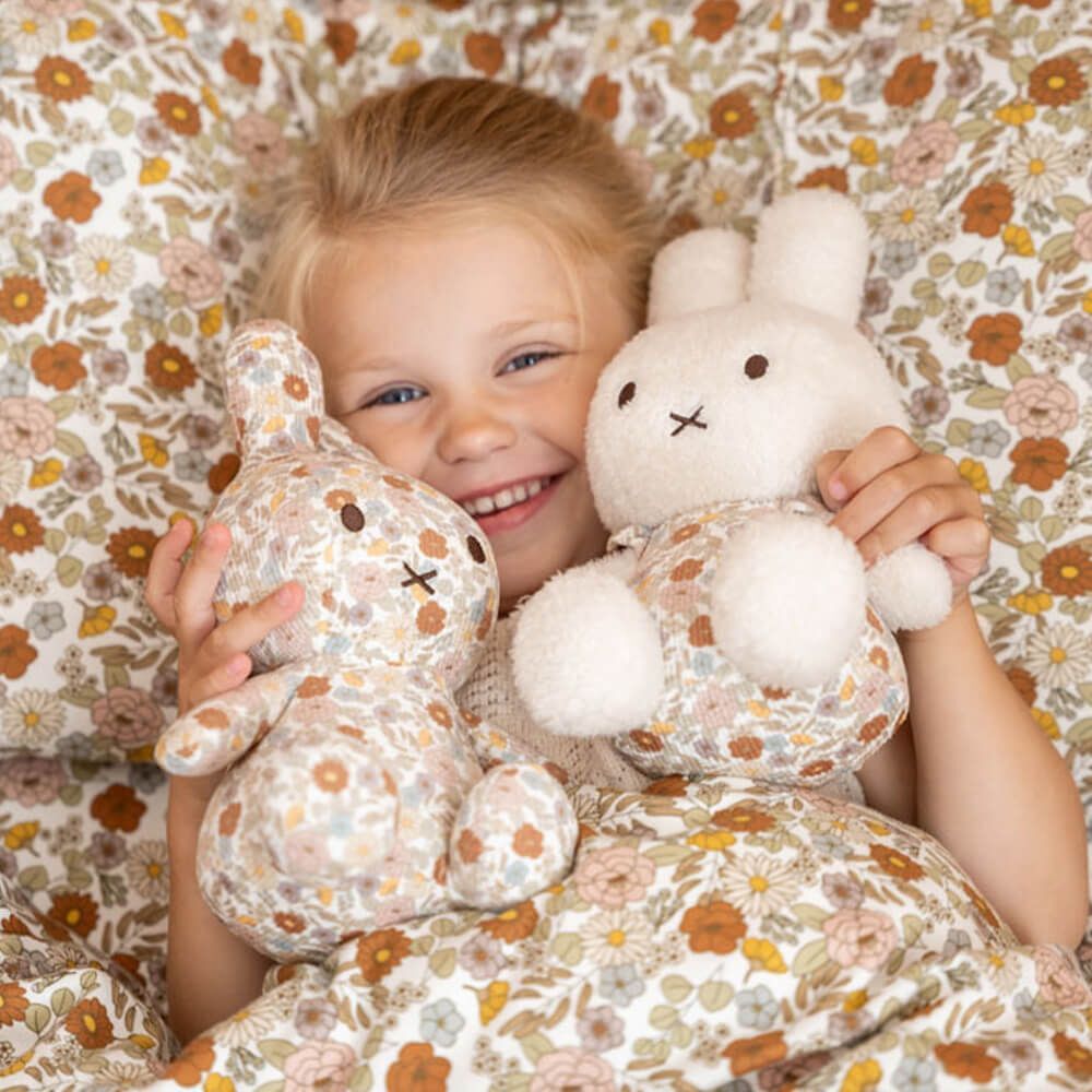 Miffy x Little Dutch - Miffy Plush Vintage Flowers 25cm