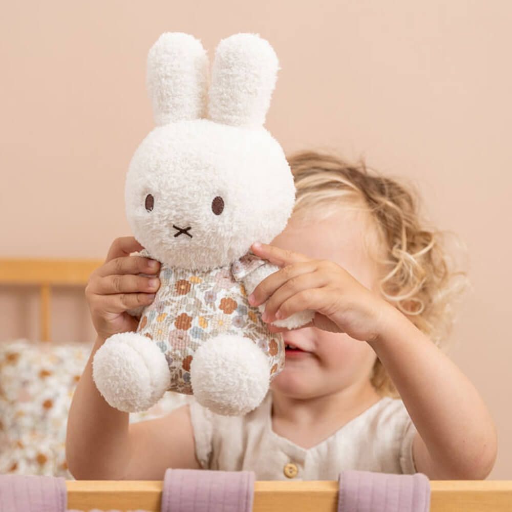 Miffy x Little Dutch - Miffy Plush Vintage Flowers 25cm