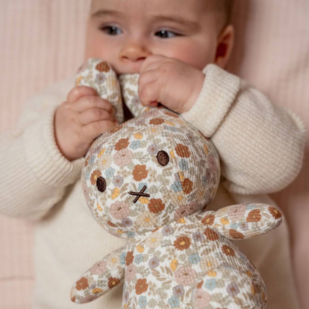 Miffy x Little Dutch - Miffy Plush Vintage Flowers All Over Print 25cm