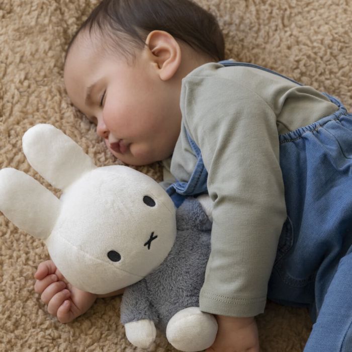 Miffy Plush - Fluffy Cuddle Blue Medium 25cm