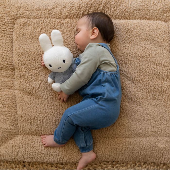 Miffy Plush - Fluffy Cuddle Blue Medium 25cm