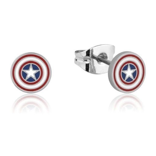 Marvel Couture Kingdom - Captain America Stud Earrings