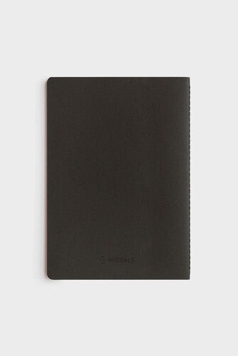 Migoals Get Sh*t Done Grid Notebook A5 - Minimal Black & Black Foil
