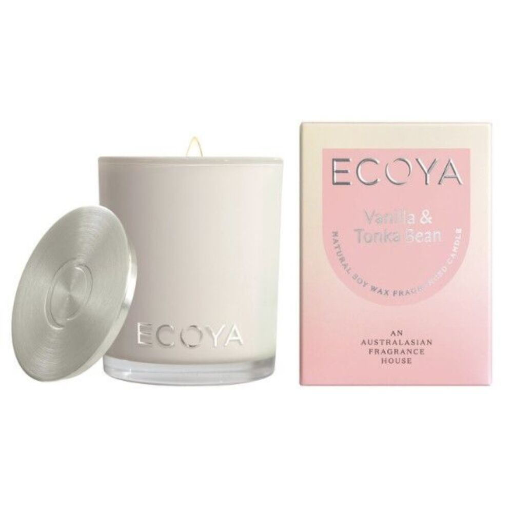 Ecoya Mini Madison Jar Candle - Vanilla & Tonka Bean