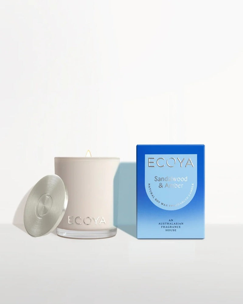Ecoya Mini Madison Jar Candle - Sandalwood & Amber
