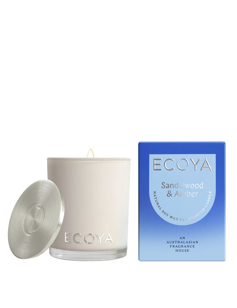 Ecoya Mini Madison Jar Candle - Sandalwood & Amber