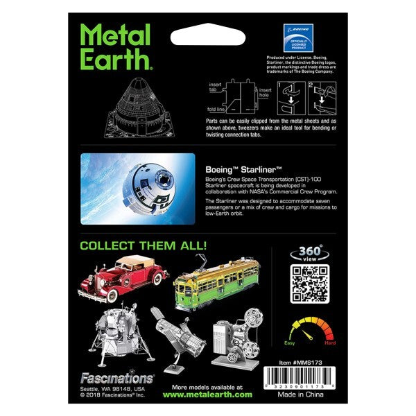 Metal Earth - 3D Metal Model Kit - Boeing Starliner
