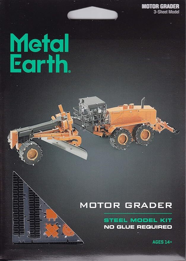 Metal Earth - 3D Metal Model Kit - Motor Grader