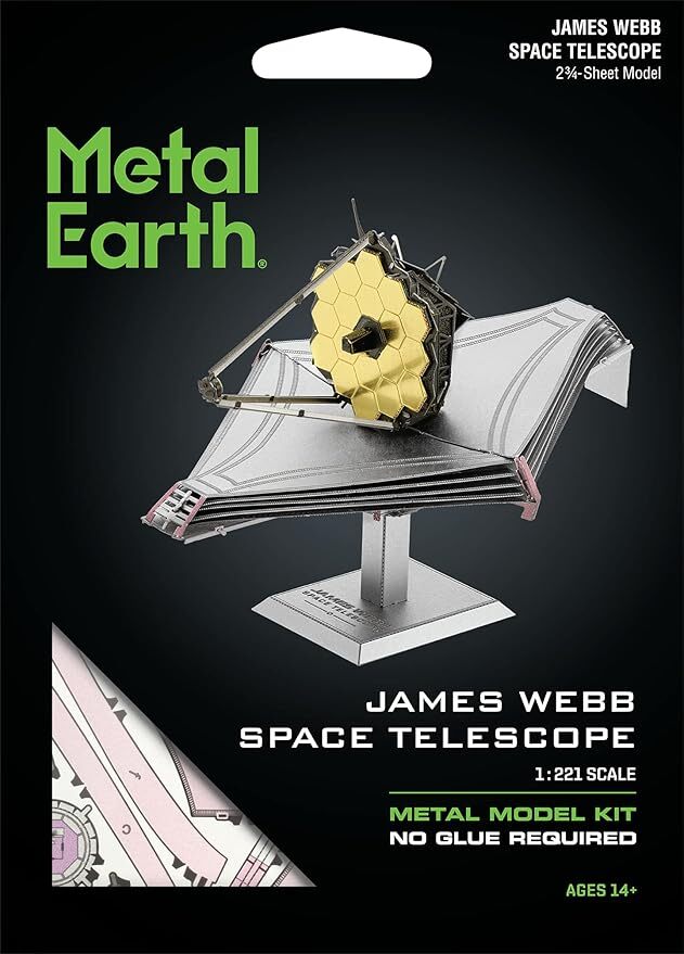 Metal Earth - 3D Metal Model Kit - James Webb Space Telescope