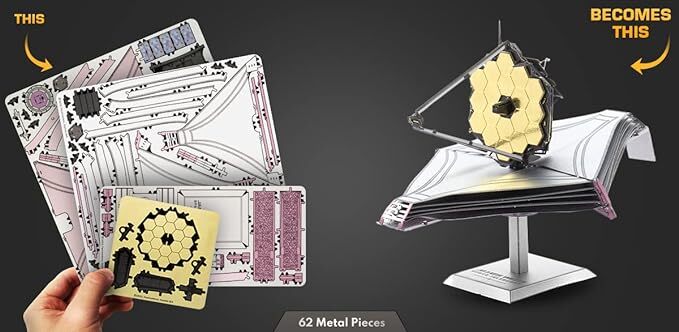 Metal Earth - 3D Metal Model Kit - James Webb Space Telescope
