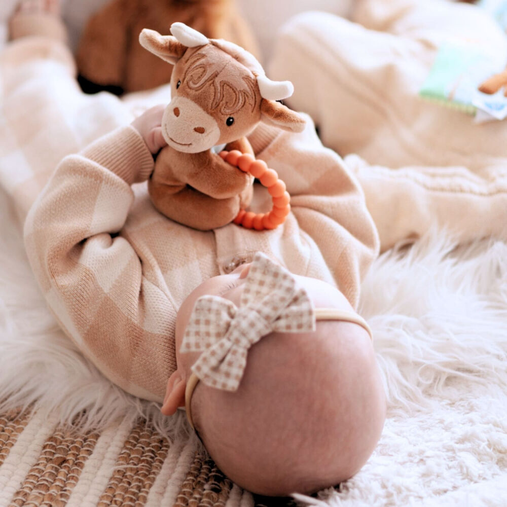 Mary Meyer - Hetty Highland Cow Teether Rattle