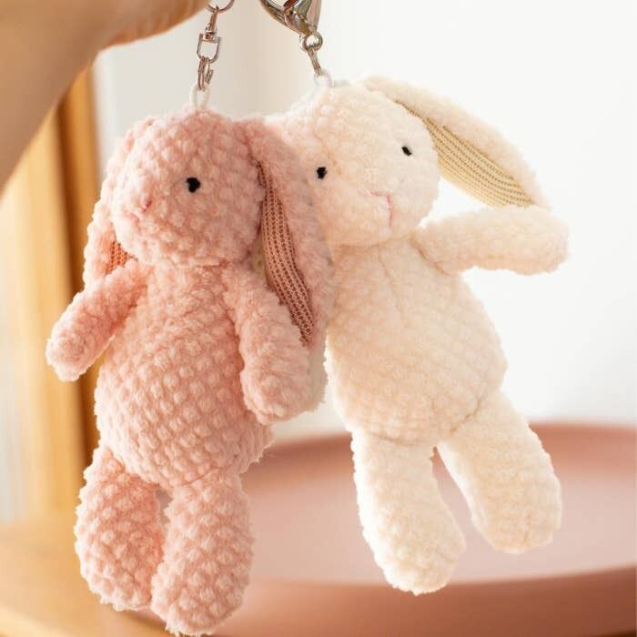 Mary Meyer - Nubby Bunny Pink Bag Charm