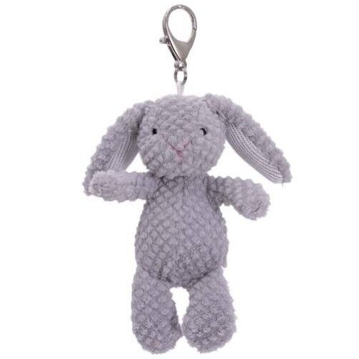 Mary Meyer - Nubby Bunny Grey Bag Charm