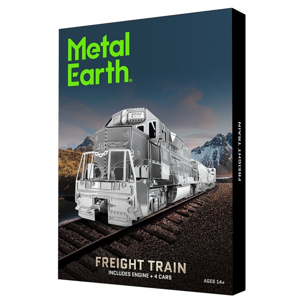 Metal Earth - 3D Metal Model Kit - Freight Train Set