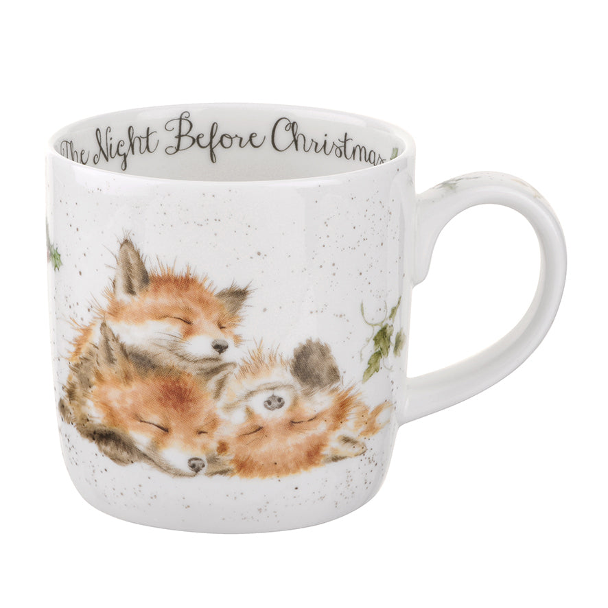Royal Worcester Wrendale Christmas Mug - The Night Before Christmas