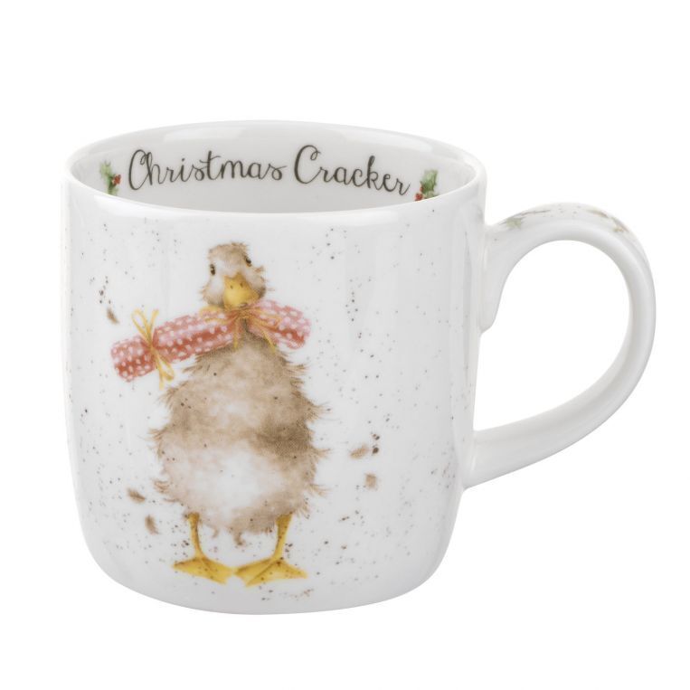 Royal Worcester Wrendale Christmas Mug - Christmas Cracker