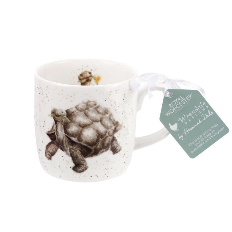 Royal Worcester Wrendale Mug - Aged to Perfection Tortoise