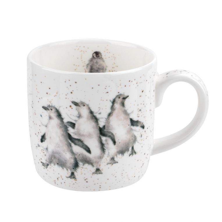 Royal Worcester Wrendale Mug - Out on the Town Penguin