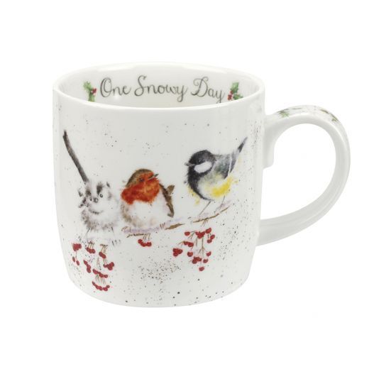 Royal Worcester Wrendale Christmas Mug - One Snowy Day