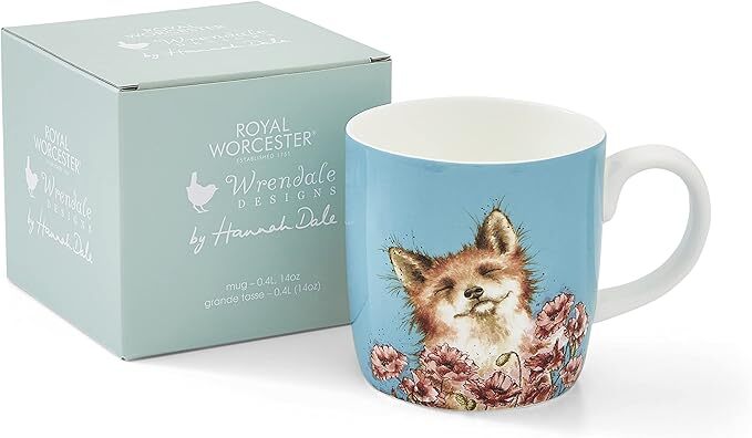Royal Worcester Wrendale Grand Mug - Poppy Field