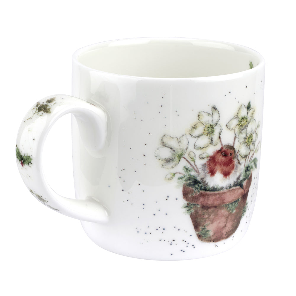 Royal Worcester Wrendale Christmas Mug - Season's Tweetings