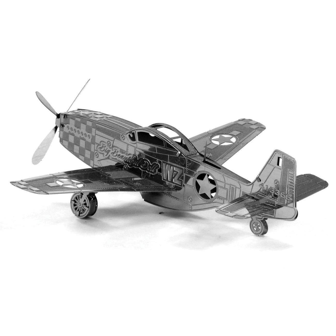 Metal Earth - 3D Metal Model Kit - Mustang P-51