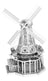 Metal Earth - 3D Metal Model Kit - Windmill