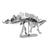 Metal Earth - 3D Metal Model Kit - Dinosaur Stegosaurus Skeleton
