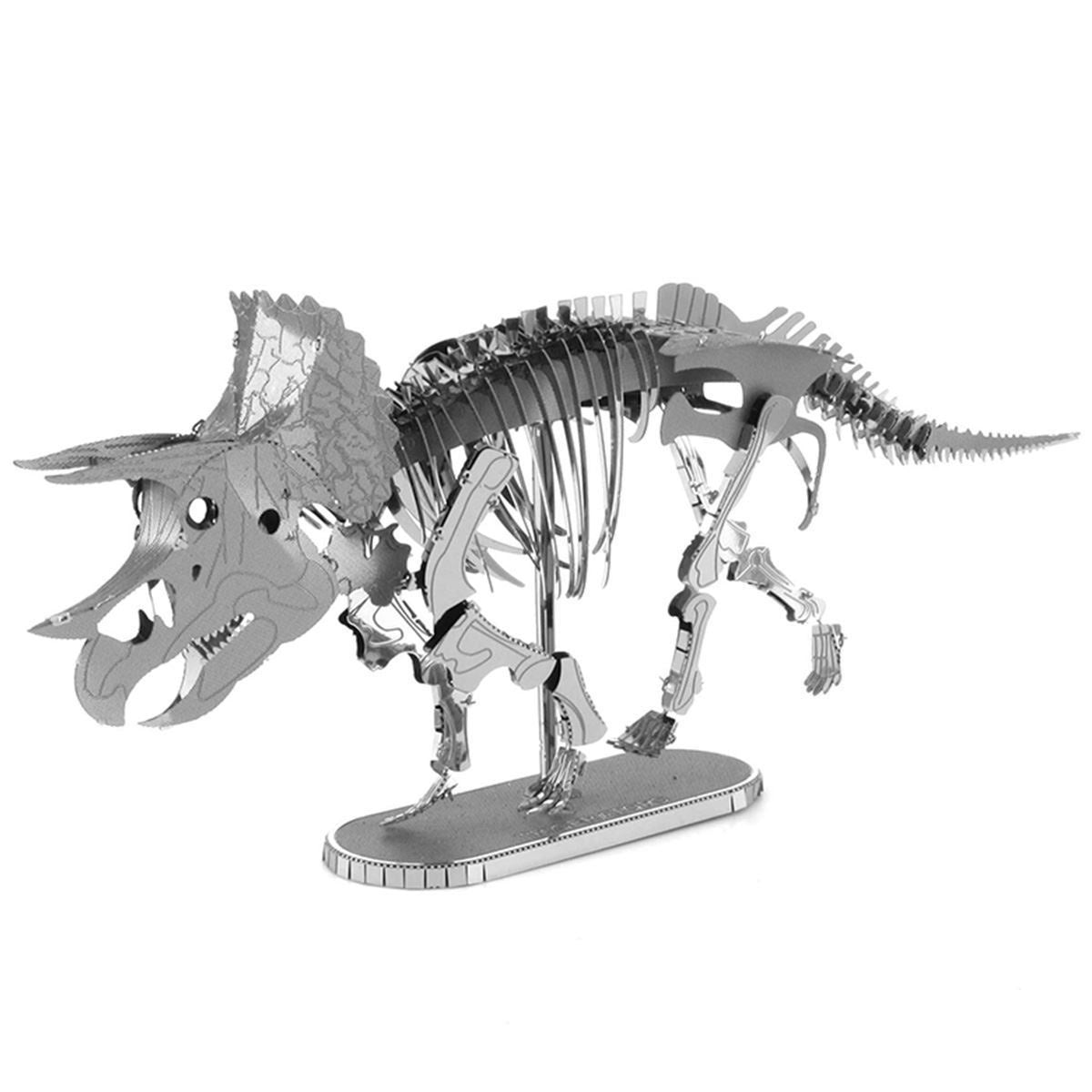 Metal Earth - 3D Metal Model Kit - Dinosaur Triceratops Skeleton
