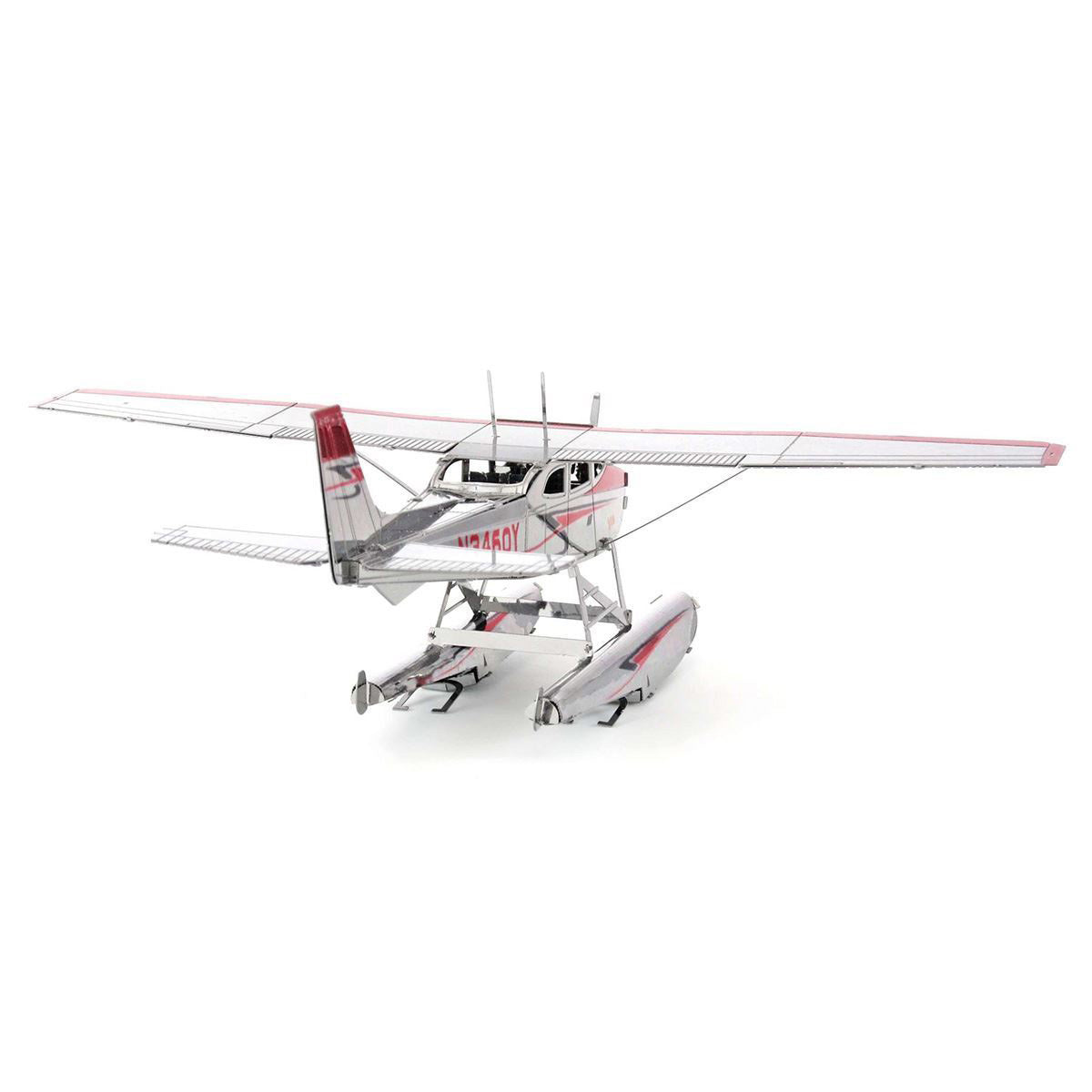 Metal Earth - 3D Metal Model Kit - Cessna 182 Floatplane