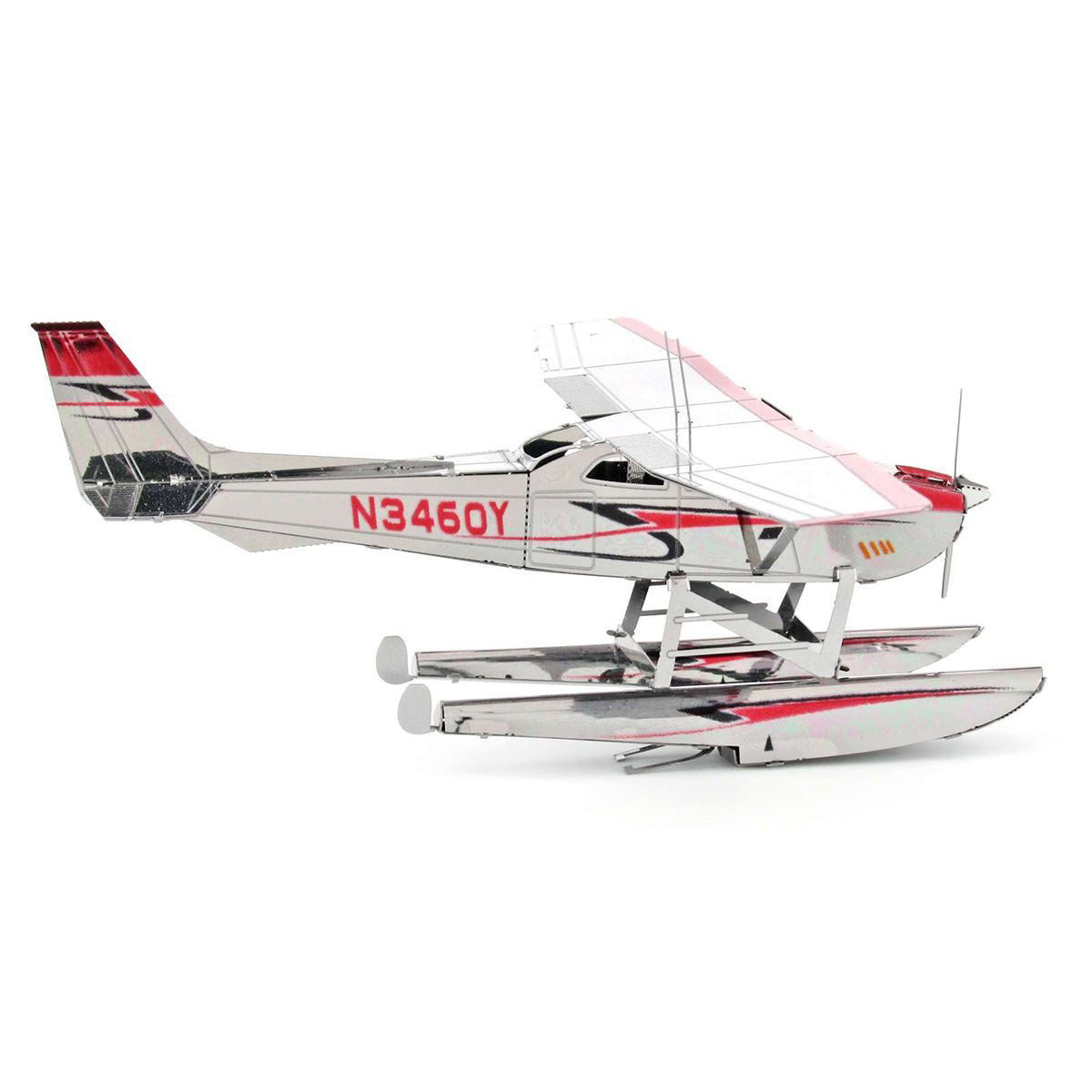 Metal Earth - 3D Metal Model Kit - Cessna 182 Floatplane
