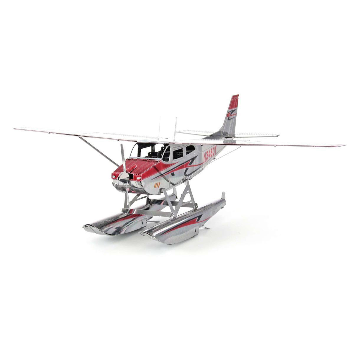 Metal Earth - 3D Metal Model Kit - Cessna 182 Floatplane