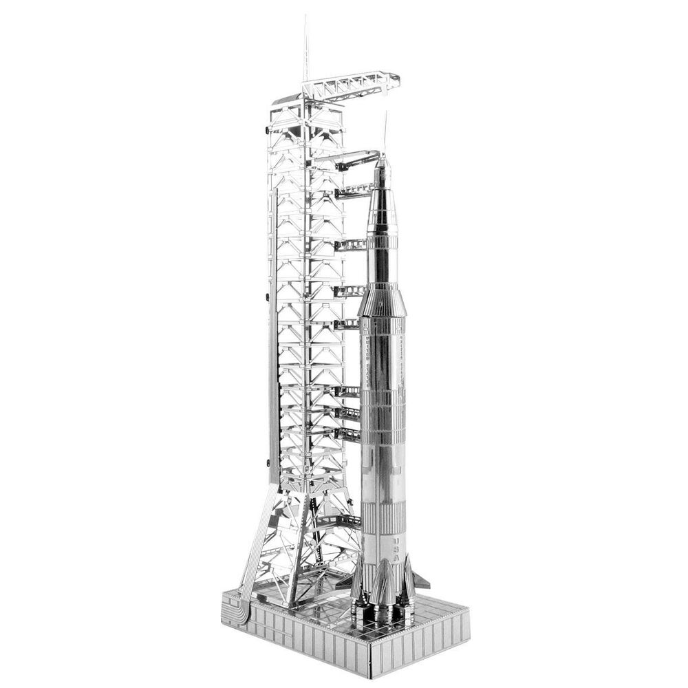 Metal Earth - 3D Metal Model Kit - Apollo Saturn V With Gantry