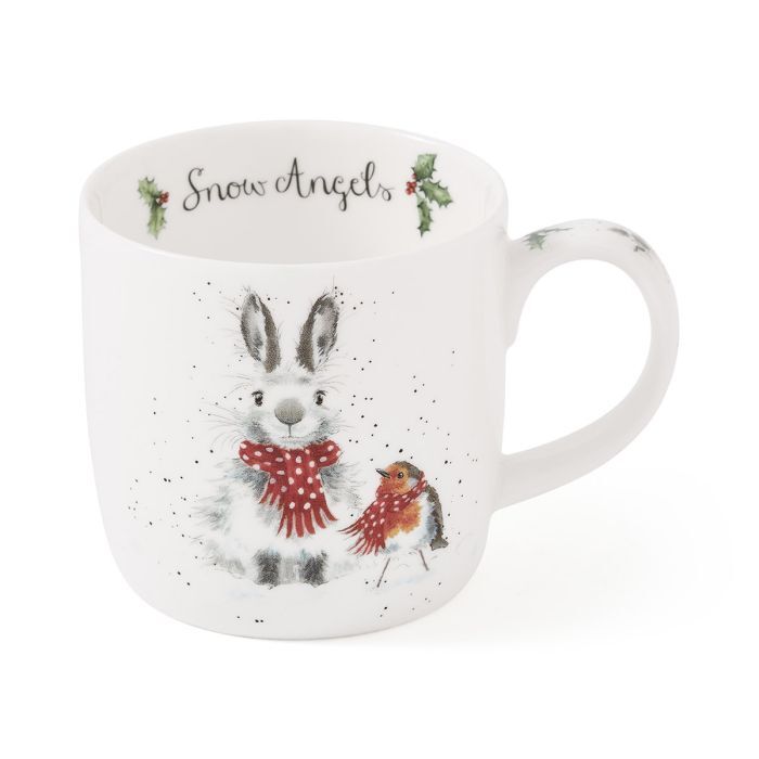 Royal Worcester Wrendale Mug - 'Snow Angels'