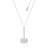 Couture Kingdom - Marvel - Precious Metal Thor Hammer Necklace Silver