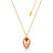 Couture Kingdom - Marvel - Iron Man Crystal Necklace Yellow Gold