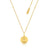 Couture Kingdom - Marvel - Precious Metal Captain America Necklace Gold