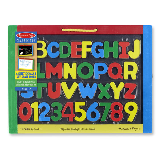 Melissa & Doug Magnetic Chalk/Dry-Erase Board