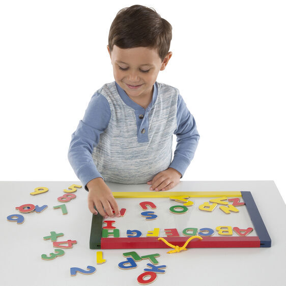 Melissa & Doug Magnetic Chalk/Dry-Erase Board