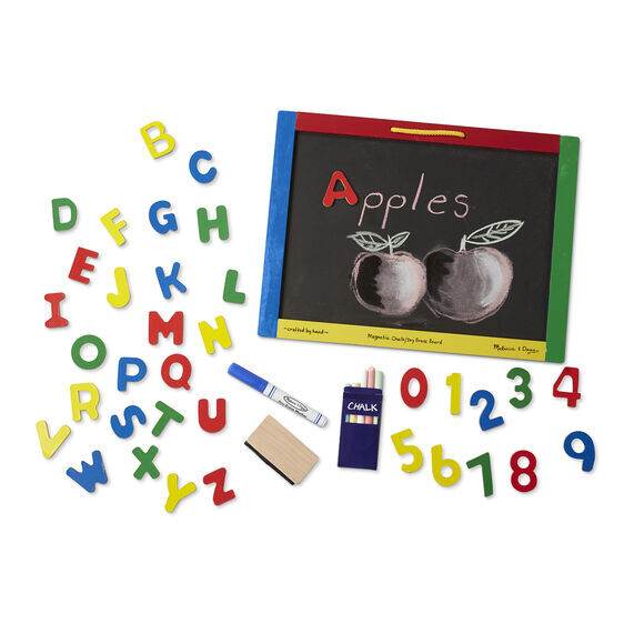 Melissa & Doug Magnetic Chalk/Dry-Erase Board